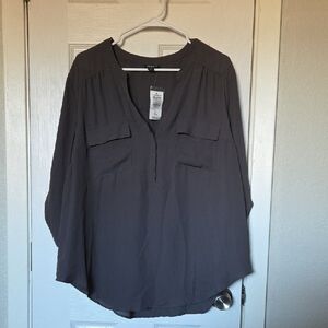 Torrid Charcoal Women's Blouse